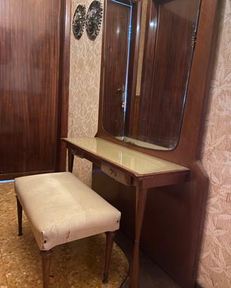 Toilette Vanity Anni 50 con Sgabello