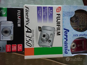 Macchine fotografiche digitali Fujifilm e Ferrania