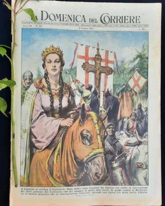 La Domenica del Corriere 8 giugno 1952 Carroccio