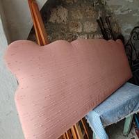 testiera a muro letto matrimoniale, legno