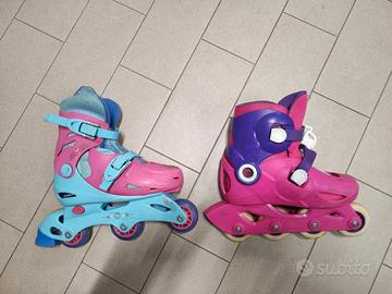 Pattini roller Blade bimba Elsa Anna frozen