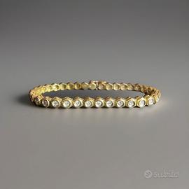 Tennis In Oro Giallo 750 Diamanti 20,14 gr.