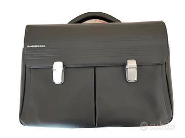 Borsa pelle nero uomo nuova