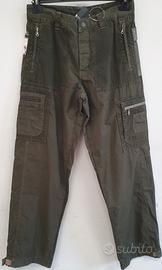 Pantalone Marphi&Nye cargo verde taglia 42 nuovo 