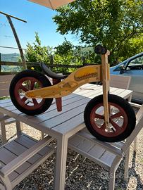 Bici legno regolabile made in germany