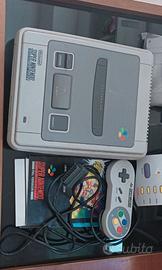 Console Super Nintendo SNES PAL + Controller e Man