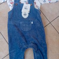 Salopette e maglia