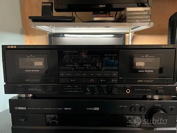 Doppia piastra AIWA AD-WX777 semi funzionante