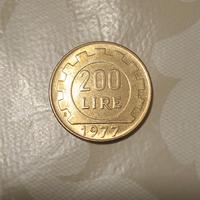 MONETA DA LIRE 200 ANNO 1977