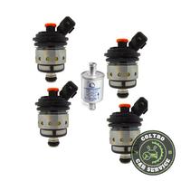 4 INIETTORI NUOVI LANDI RENZO ARANCIONE BOSCH GPL