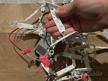 Trasformatore con fila di luci led