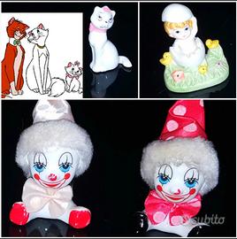 4 Miniature Bomboniere Porcellana VINTAGE Anni80