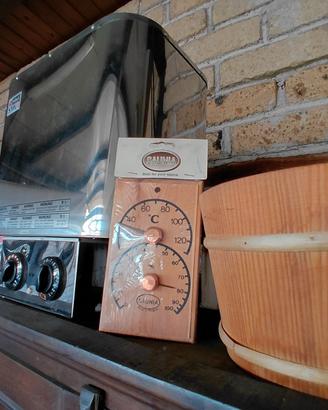 Sauna Stufa Elettrica Completa di accessori nuova 