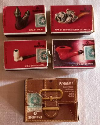 5 Scatole Fiammiferi SAFFA Vintage Anni '70
