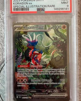 koraidon ex di scarlatto e violetto ITA PSA 9