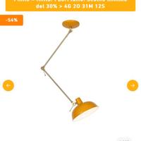 Lampada Vintage Ocra – NUOVA, mai usata! 🟡