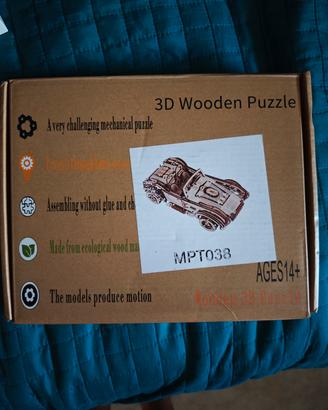 puzzle legno nuovo 3d Shelby cobra