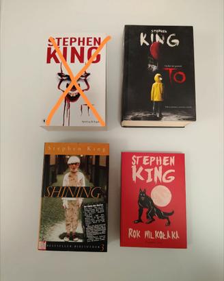 Stephen King 3 libri lingua straniera