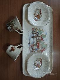 Vassoio con tazze da caffe'