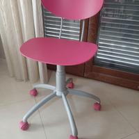 Sedia girevole bambina per cameretta