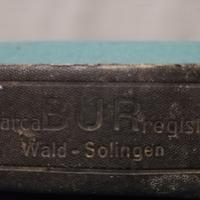 Rasoio a mano libera Solingen Bur Vintage Germania