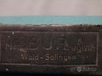 Rasoio a mano libera Solingen Bur Vintage Germania