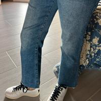 Jeans Zara ZW collection flare crop,