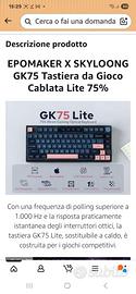 Tastiera Epomake k75 lite
