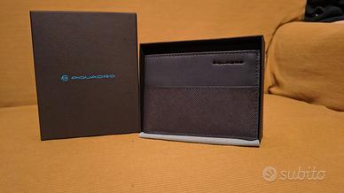 Portafogli in pelle Piquadro blu 