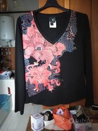 Maglietta t-shirt a maniche lunghe Just Cavalli
