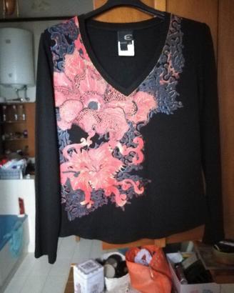 Maglietta t-shirt a maniche lunghe Just Cavalli