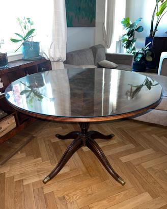 Tavolo impero con piedini ottonati