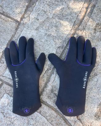 Guanti Sub in Neoprene Aqua Lung - Come Nuovi!