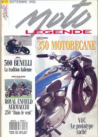 Rivista francese MOTO LEGENDE numero 17 del 1992