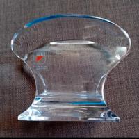 Portatovaglioli in cristallo anni 80