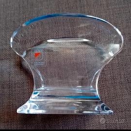 Portatovaglioli in cristallo anni 80