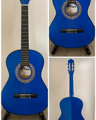 Chitarra classica Tiger 3/4 blu – Modello CLG4-BL