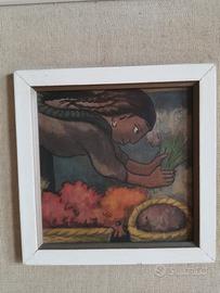 Coppia Quadri Vintage Diego Rivera