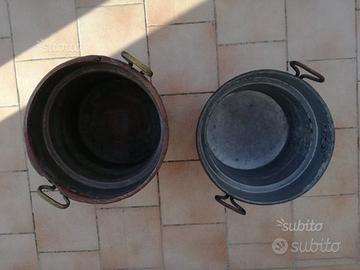 Caldaie in rame antiche