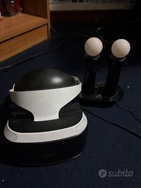 Visore vr ps4 e 5 con controller