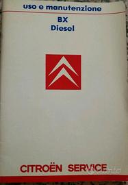 libretto uso e manutenzione Citroen BX DIESEL