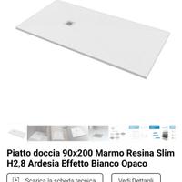 Piatto doccia 90x200
