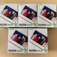 Fujifilm Instax Wide 5 confezioni da 20 foto