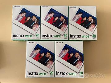 Fujifilm Instax Wide 5 confezioni da 20 foto