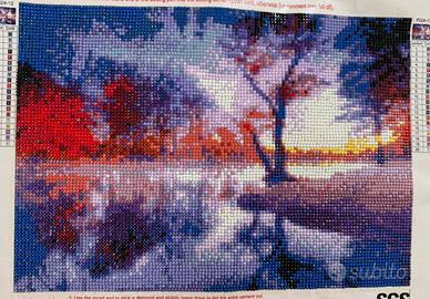 Quadro diamond painting da incorniciare