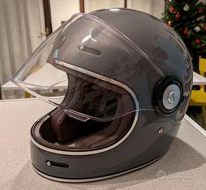 casco T1 TORC retro vintage grigio