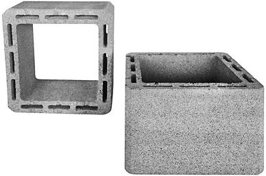 Canna fumaria in argilla 30x30