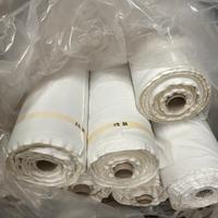 Tessuto misto cotone bianco