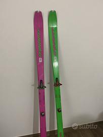 Set scialpinismo gara Dynafit DNA+attacchi+pelli