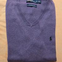 Maglione Ralph Lauren lilla, usato, uomo TG XXL